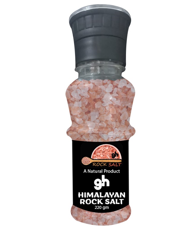 Himalayan Pink Salt Granule Bottle 220g