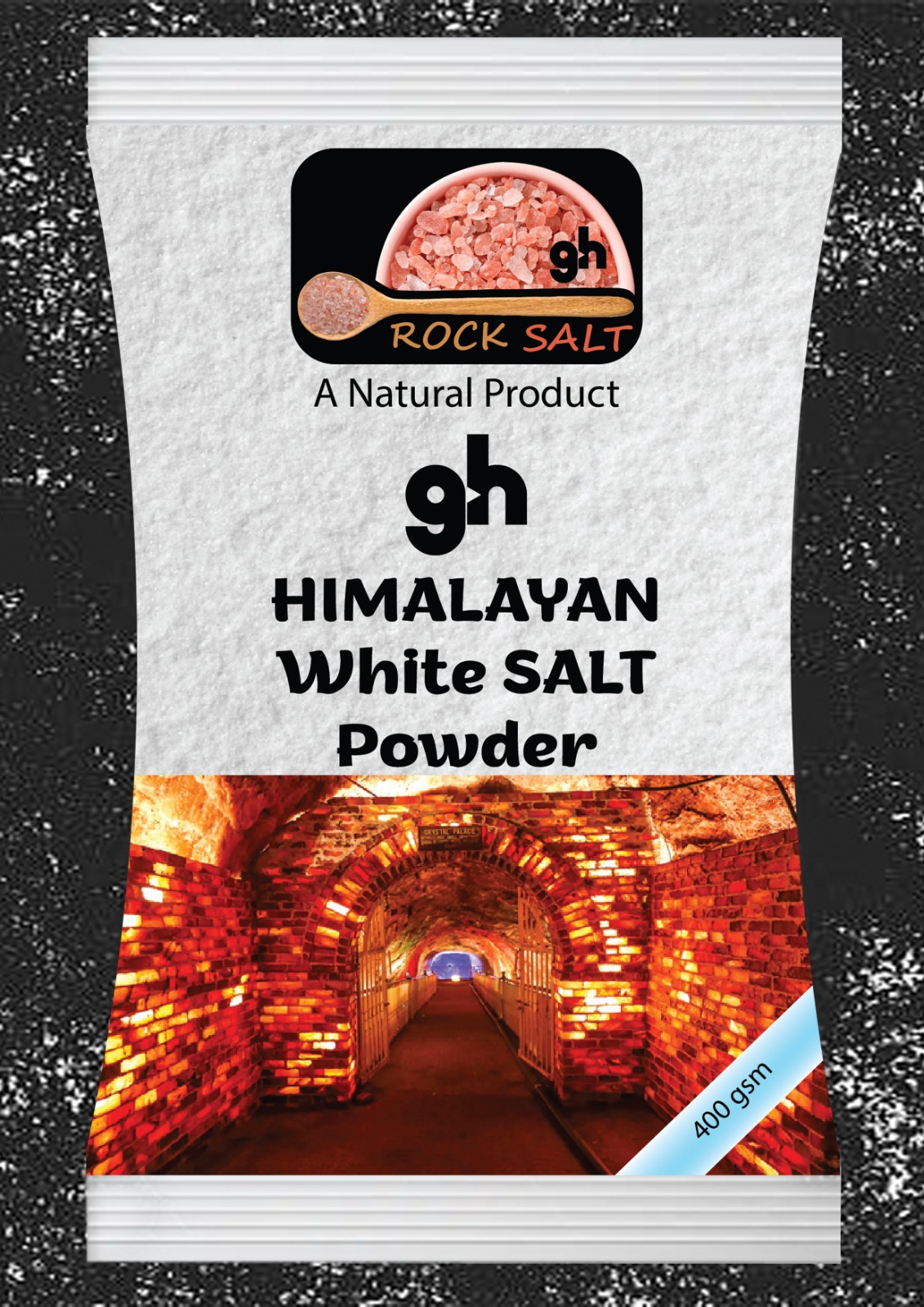 Himalayan White Salt Powder 400g